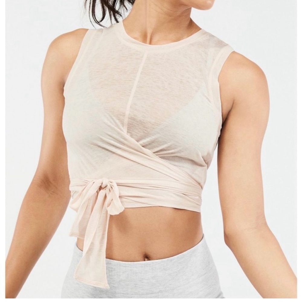 NWT Fabletics Ryan Tie Up Crop Tank Small